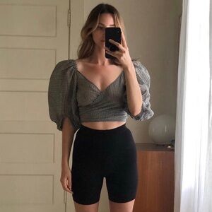 Shaina Mote Opal Top Plaid